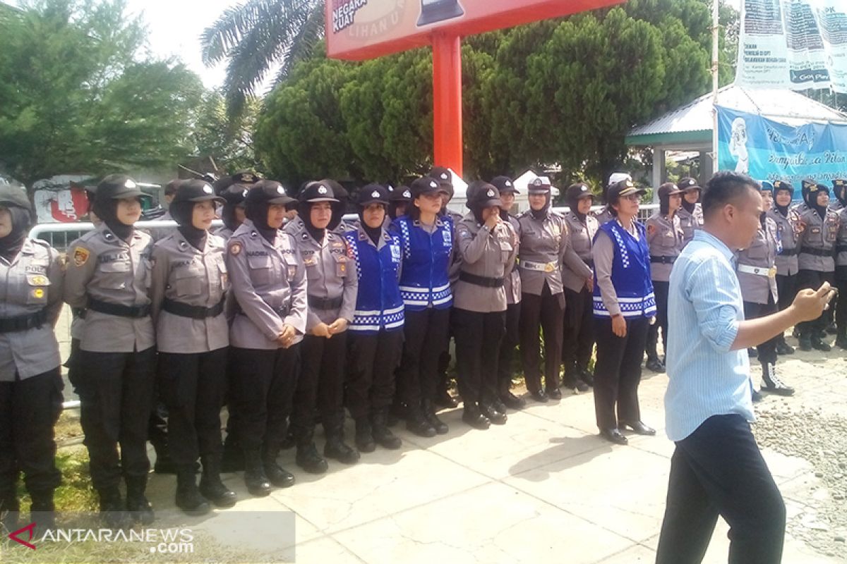 400 personel polisi dan TNI amankan demo di KPU Bengkulu