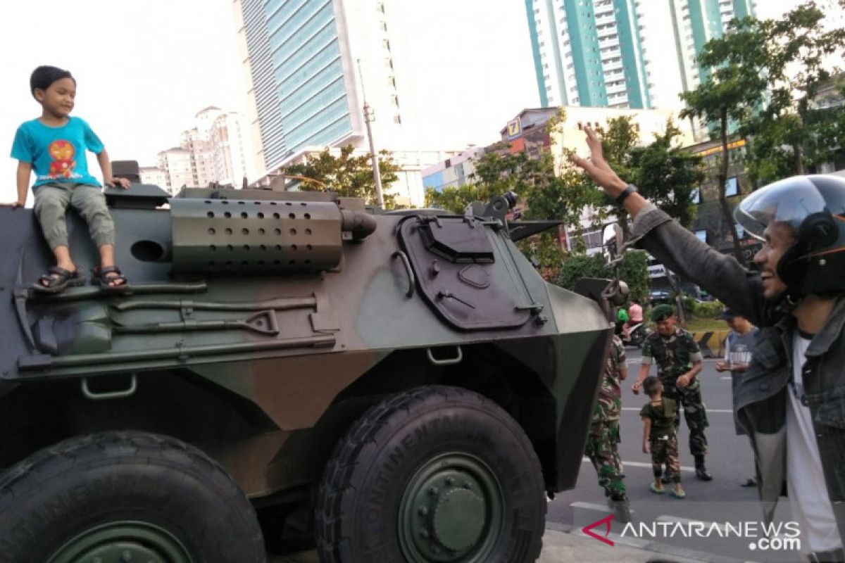 Anak-anak hadir aksi 22 Mei ikut teman dan guru ngaji