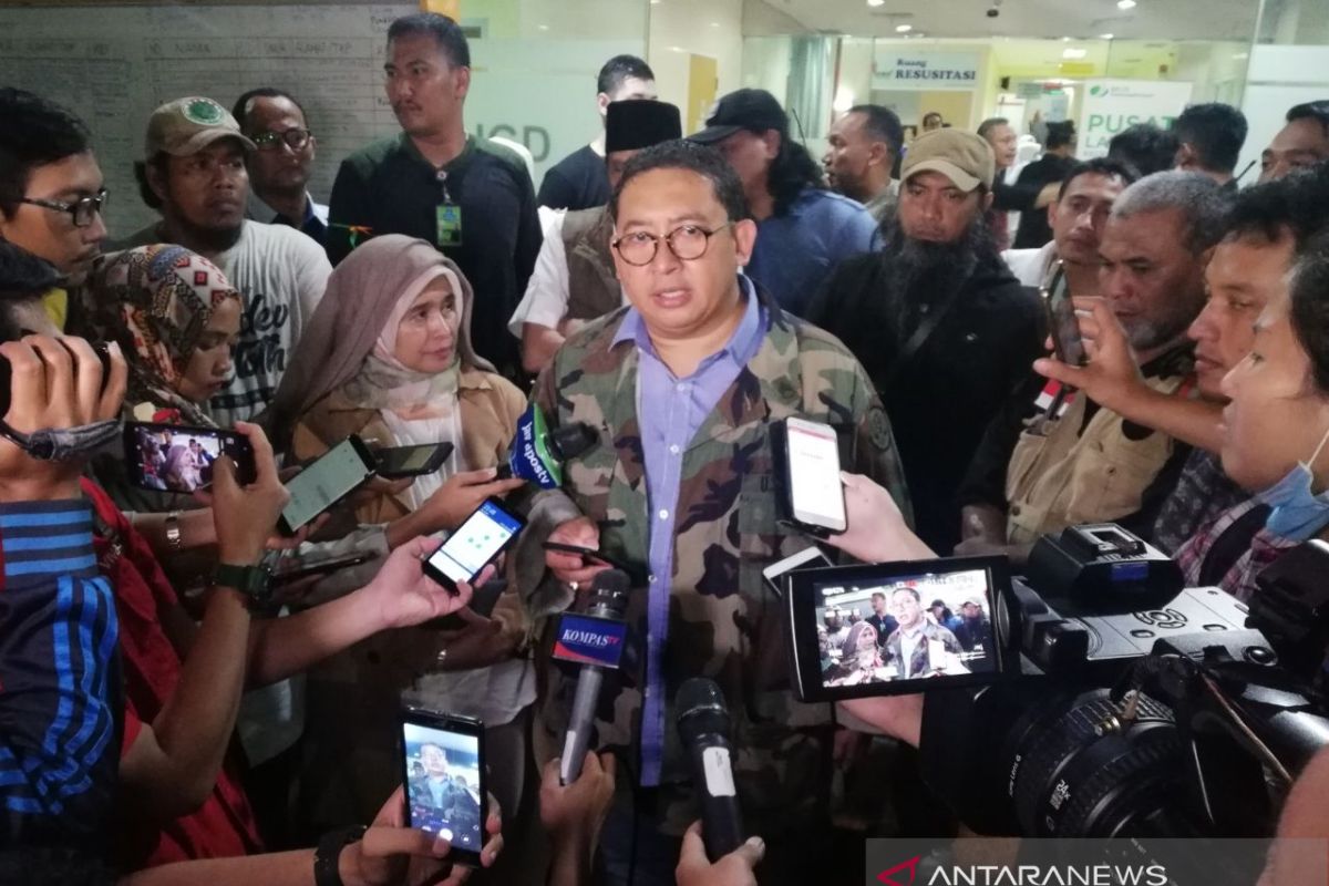 Fadli Zon: 140 korban bentrok di RSUD Tarakan boleh pulang