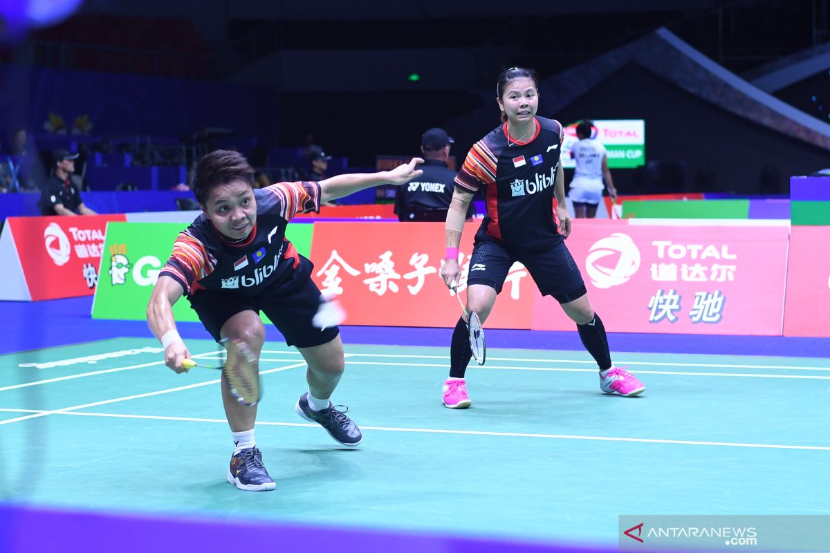 Indonesia tantang Chinese Taipei di perempat-final Piala Sudirman 2019