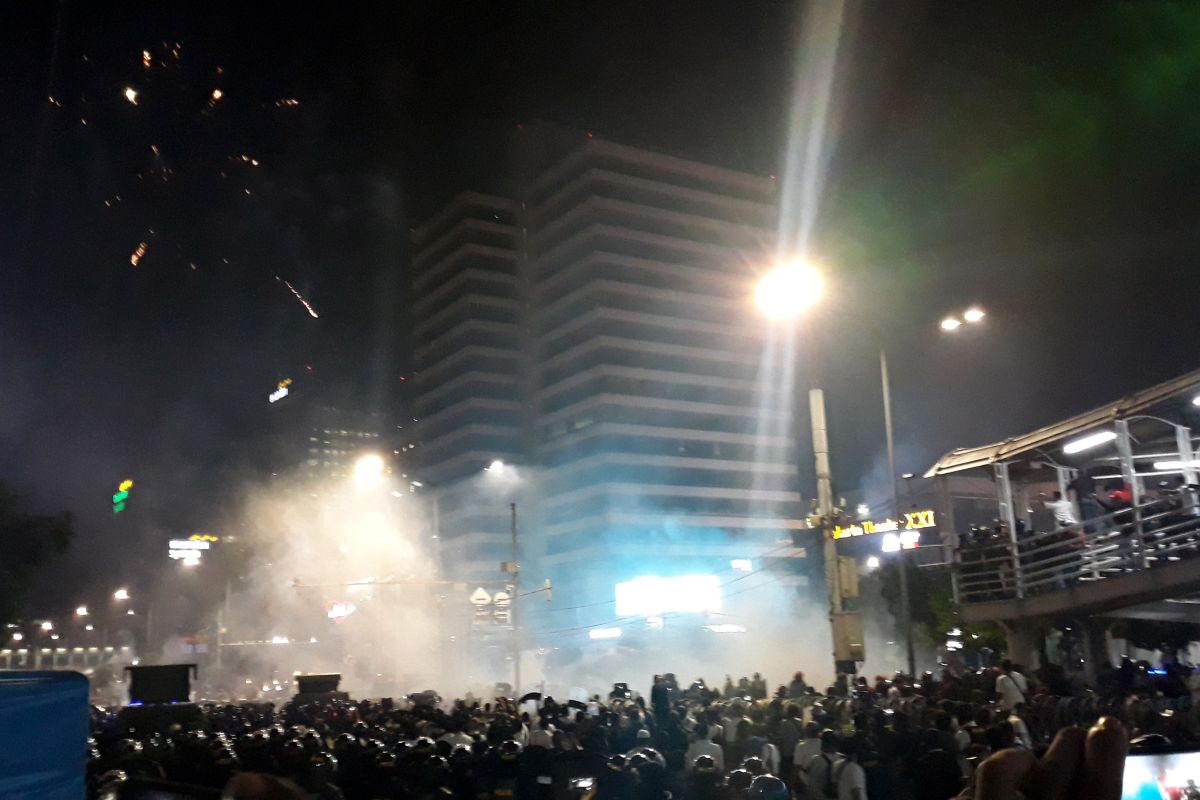 Ketegangan di Jalan KS Tubun Petamburan Jakarta Pusat kembali meningkat