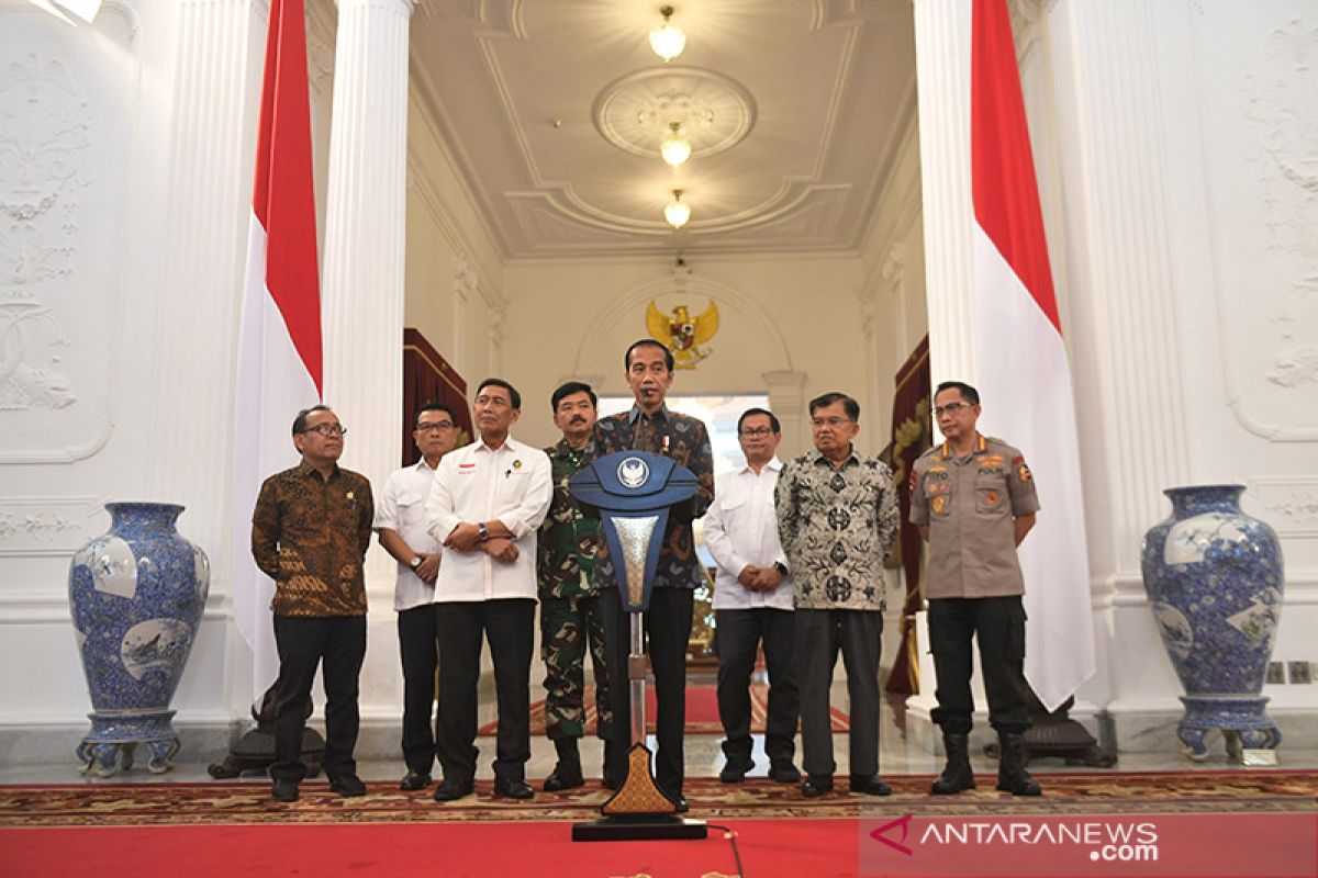 Jokowi tidak akan tolerir para pengganggu keamanan