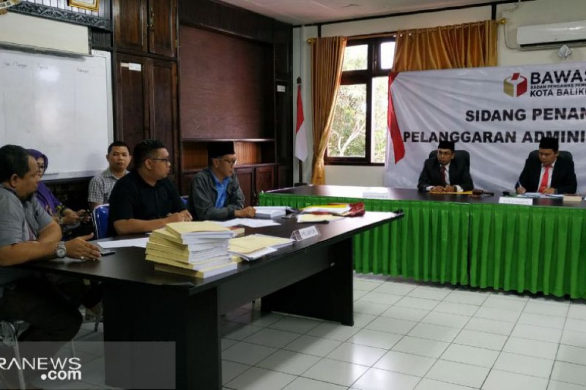 Bawaslu Balikpapan sidangkan dugaan pelanggaran administrasi Pemilu