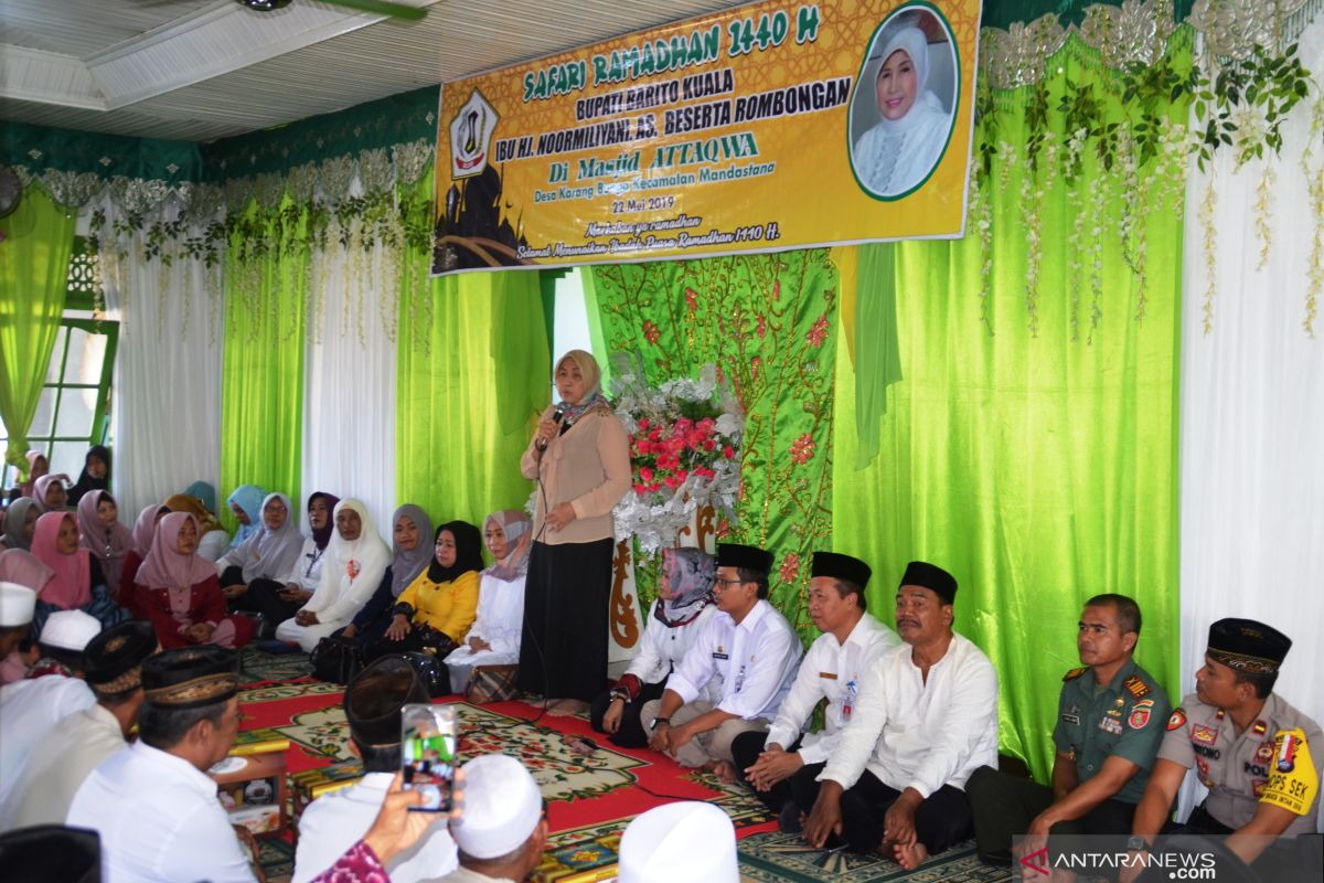 Bupati imbau masyarakat bersama-sama membangun masjid