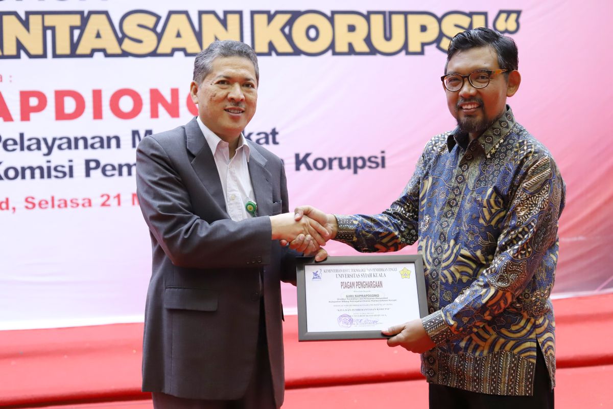 Unsyiah Banda Aceh terapkan kuliah antikorupsi bersama KPK