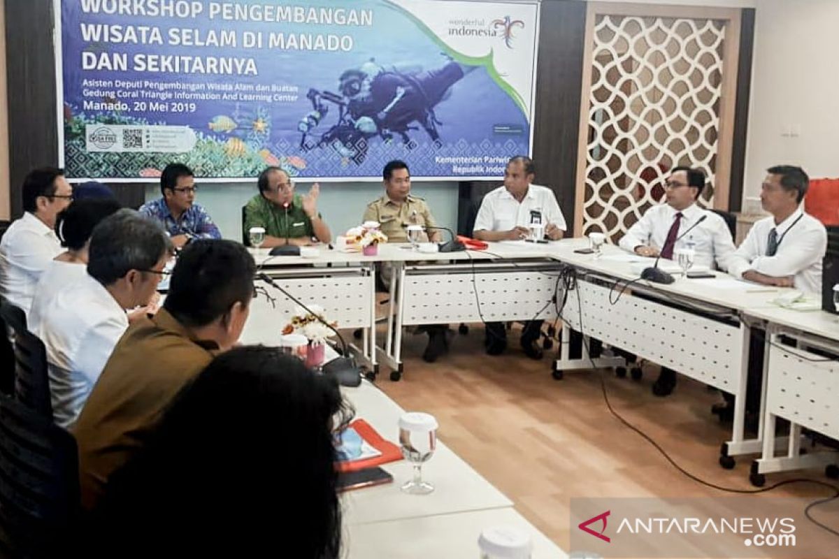 Wisata selam dan bawah laut Sulut akan dikembangkan lebih intensif