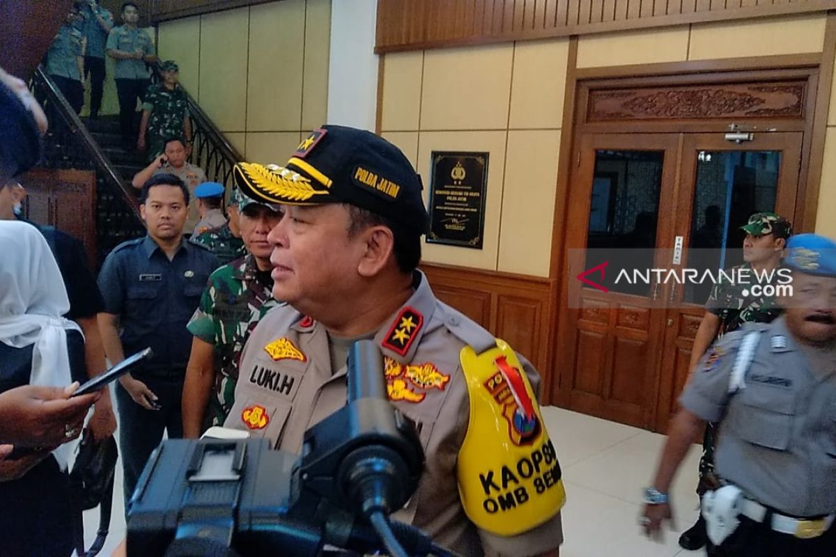 Forkopimda Jatim berangkat ke Sampang tinjau Polsek Tambelangan