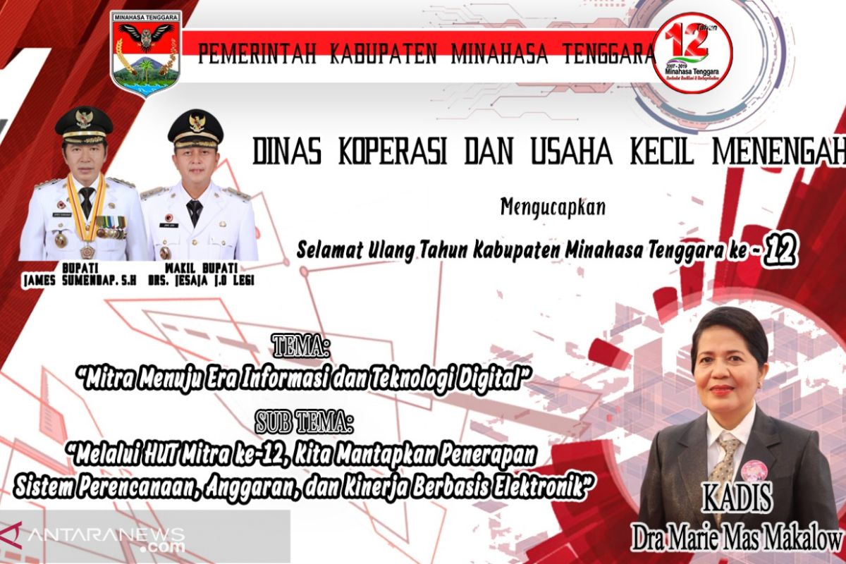 Dinas Koperasi dan UKM HUT Mitra ke-12