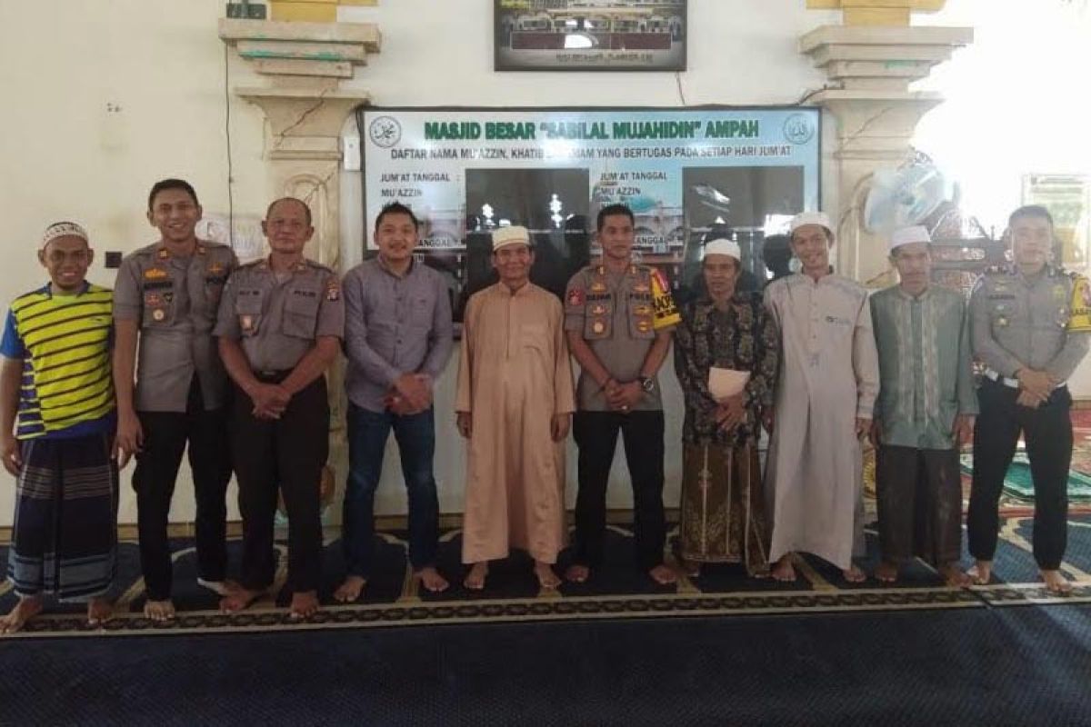 Polres Bartim temui sejumlah tokoh agama sampaikan situasi di Jakarta