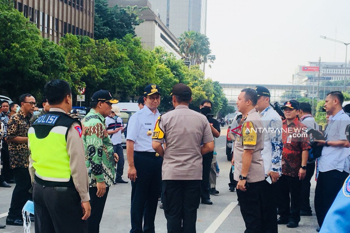 Anies pastikan lokasi kericuhan segera bersih