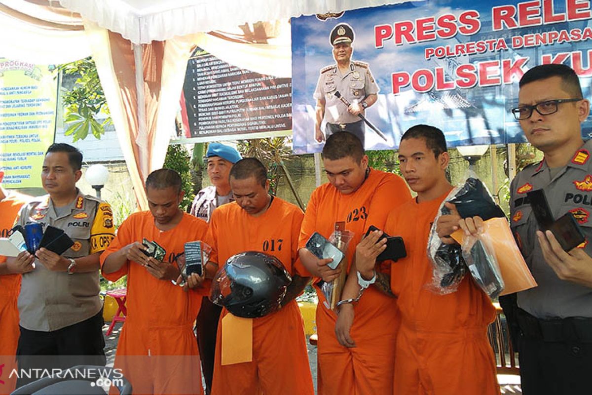 Sindikat jambret wisatawan asing ditangkap Polsek Kuta Bali