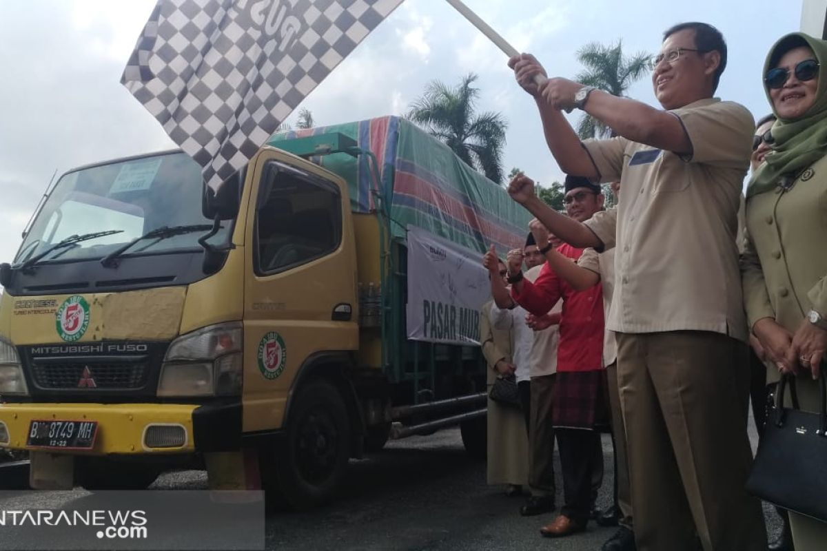 Pusri gelar pasar murah Ramadhan bagikan 24.000 paket sembako