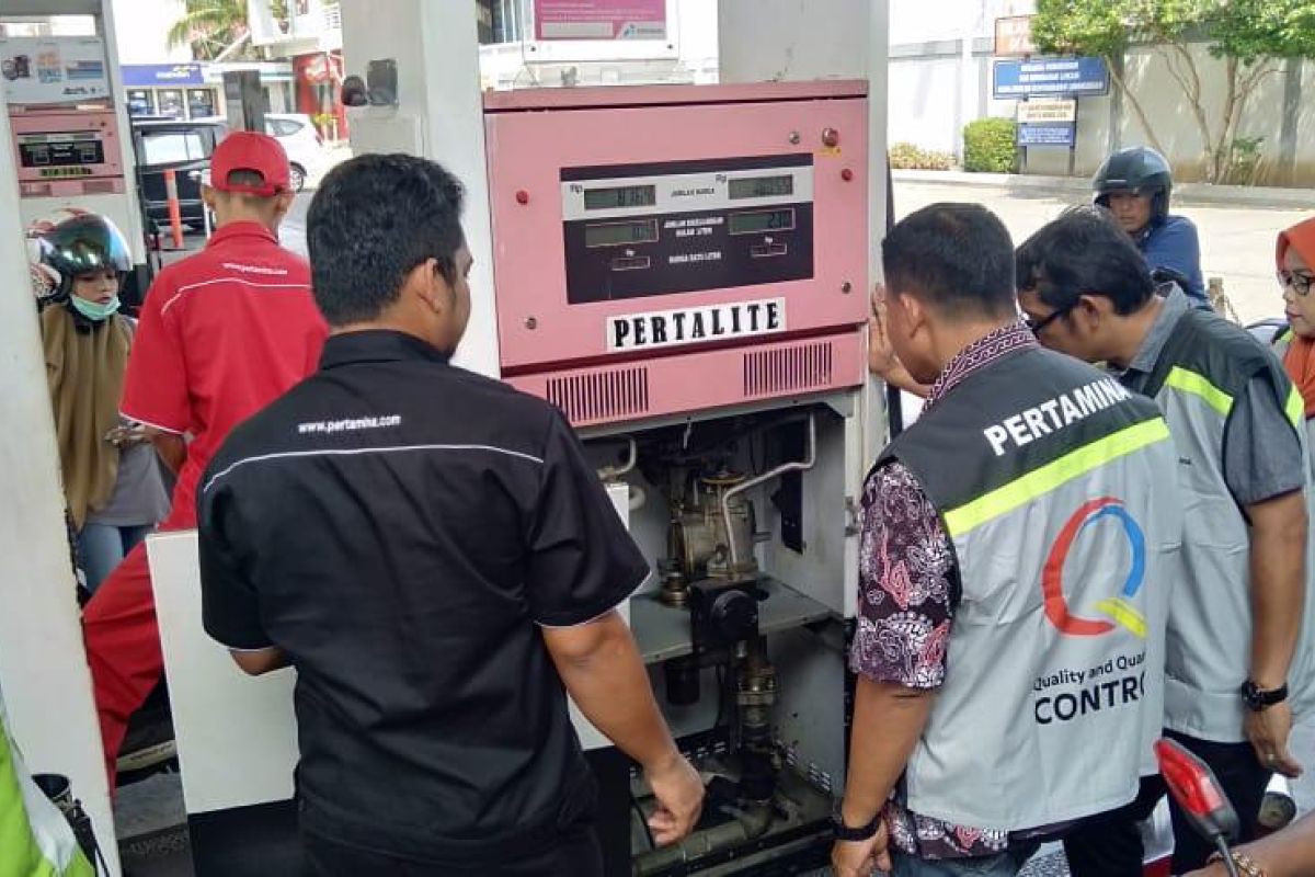 Pertamina sanksi tujuh SPBU karena melanggar aturan