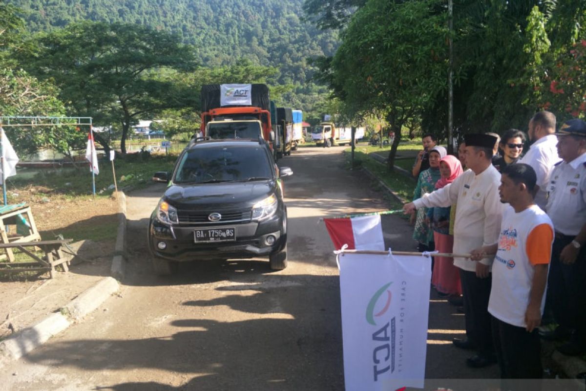 ACT bantu warga pulau terluar 1.500 paket sembako di Mentawai