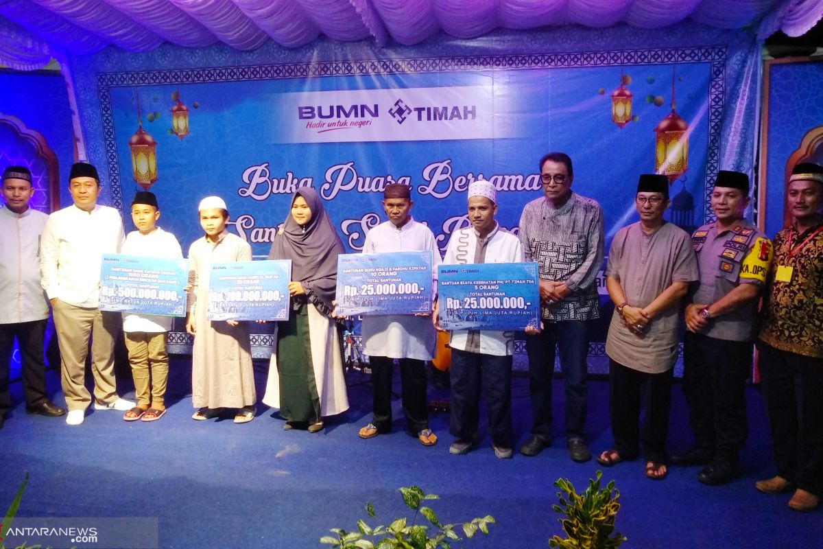 PT Timah santuni 1.000 anak yatim di Belitung