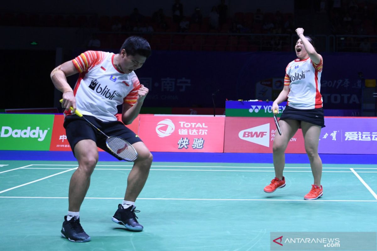 Praveen/Melati penentu kemenangan  Indonesia atas Taiwan Piala Sudirman