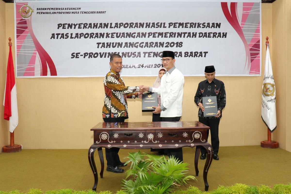 Pemkot Mataram meraih predikat WTP dalam pengelolaan keuangan