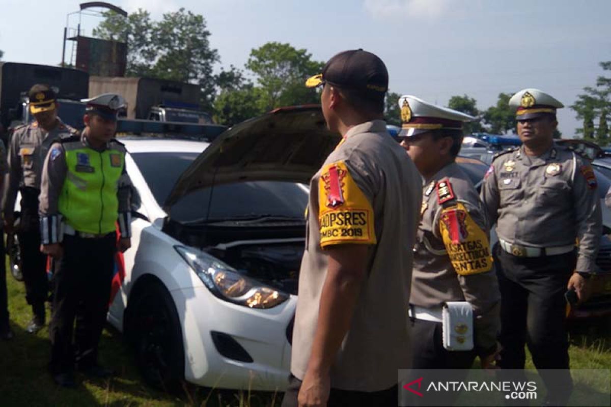 Jelang Operasi Ketupat 2019, Kapolres Banyumas  cek sarana-prasarana