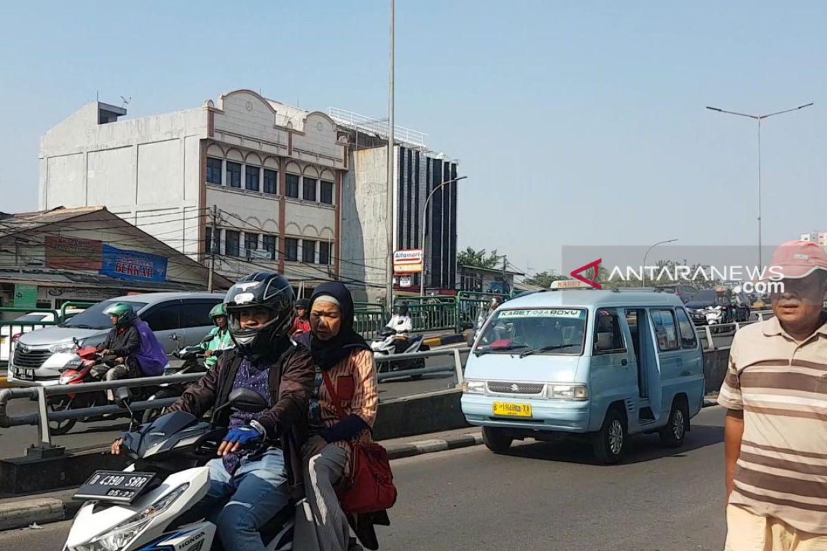 Jalan di sekitar Tanah Abang dan Budi Kemuliaan kembali padat