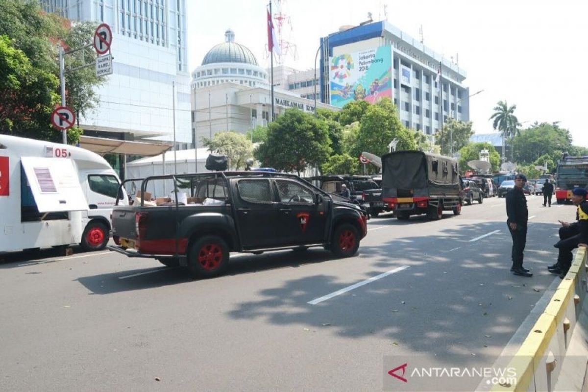 Kepolisian siapkan delapan kompi pasukan untuk pengamanan di MK