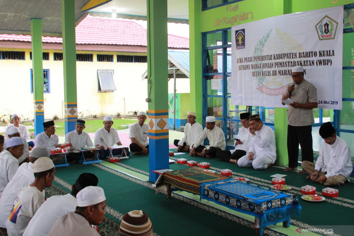 Warga binaan buka   Puasa bersama pejabat Pemkab Batola