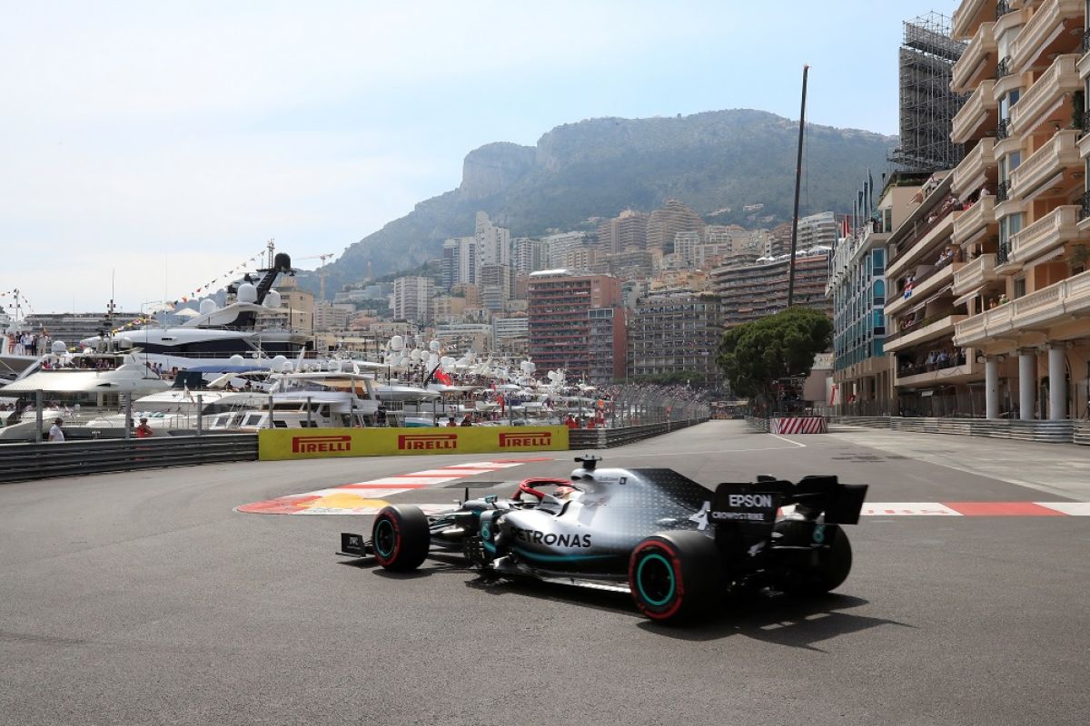 Lewis Hamilton puncaki podium GP Monaco 2019