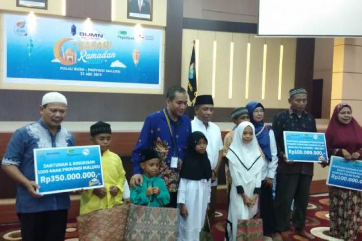 BUMN Hadir Untuk Negeri berbagi kasih di Maluku