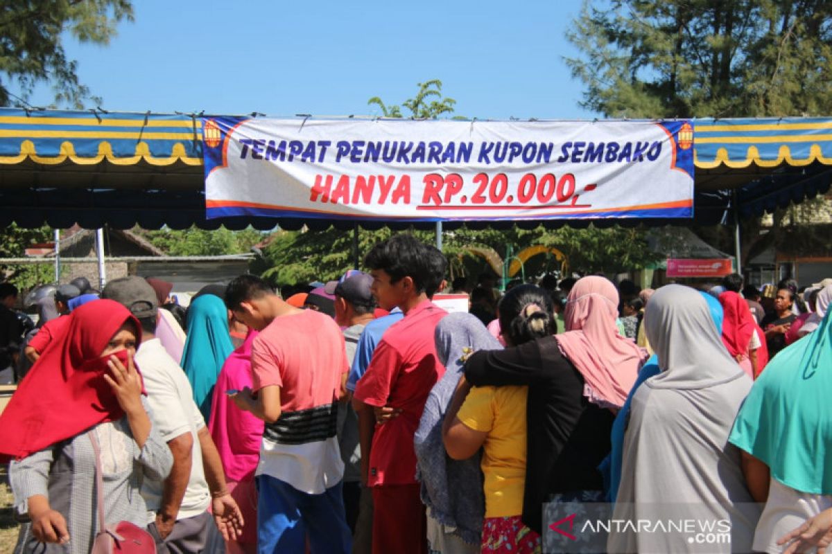 Bazar Ramadhan FKIJK NTB dipadati para korban gempa