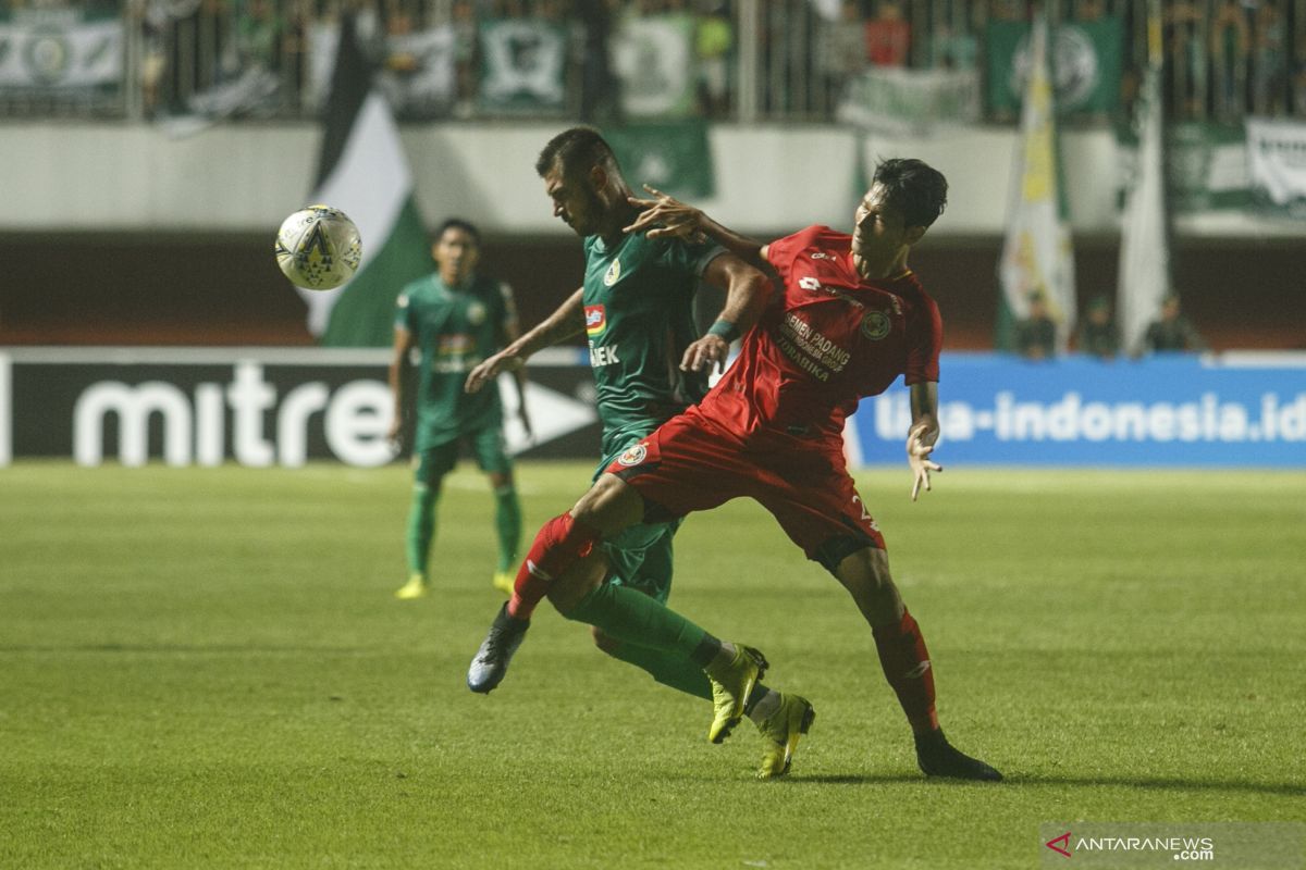 PSS tahan imbang 1-1 Semen Padang