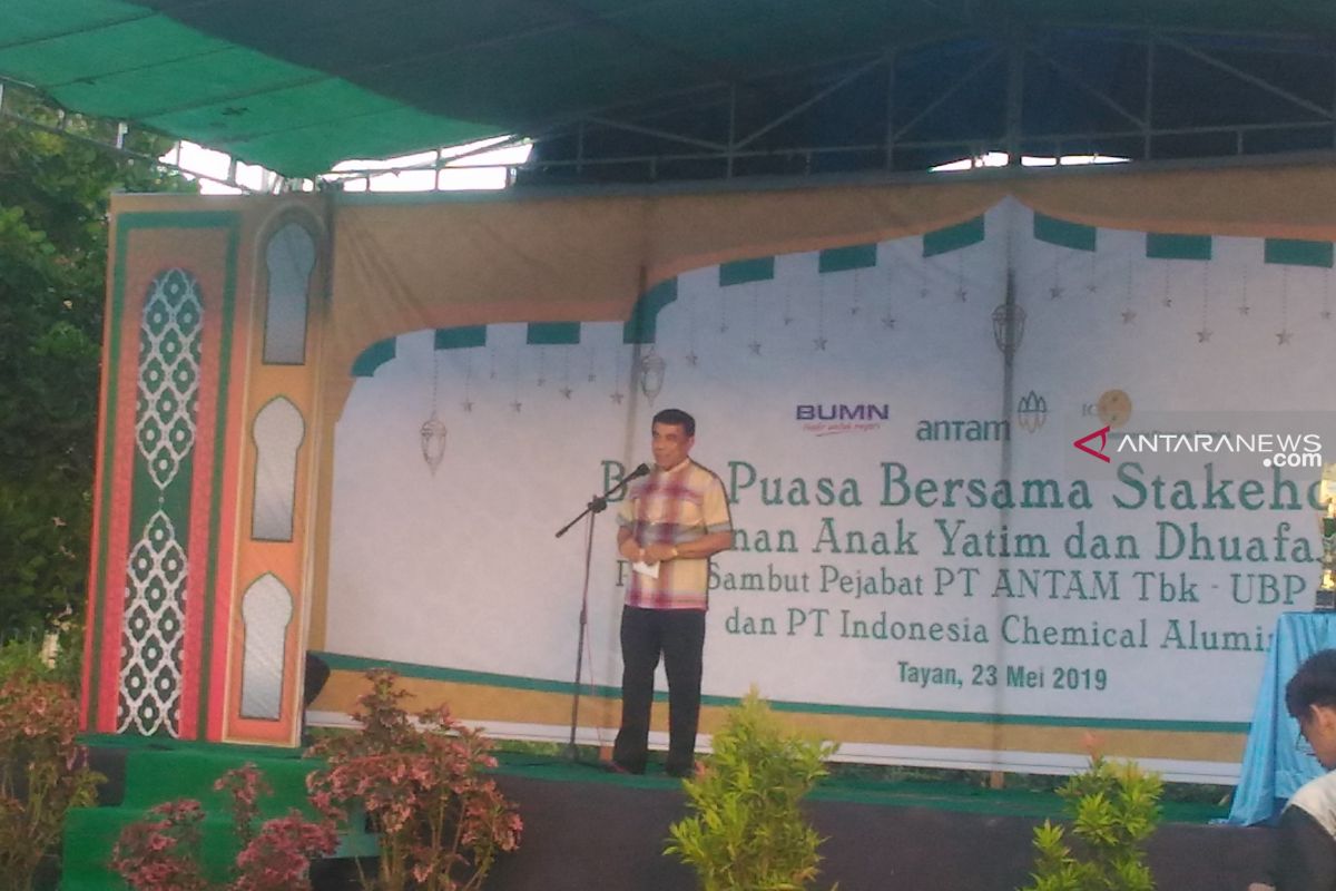 Antam buka Puasa bersama Forkopimda dan masyarakat Sanggau