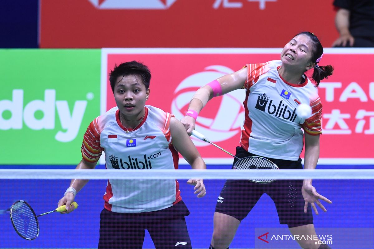 Greysia/Apriyani melaju ke babak kedua Indonesia open