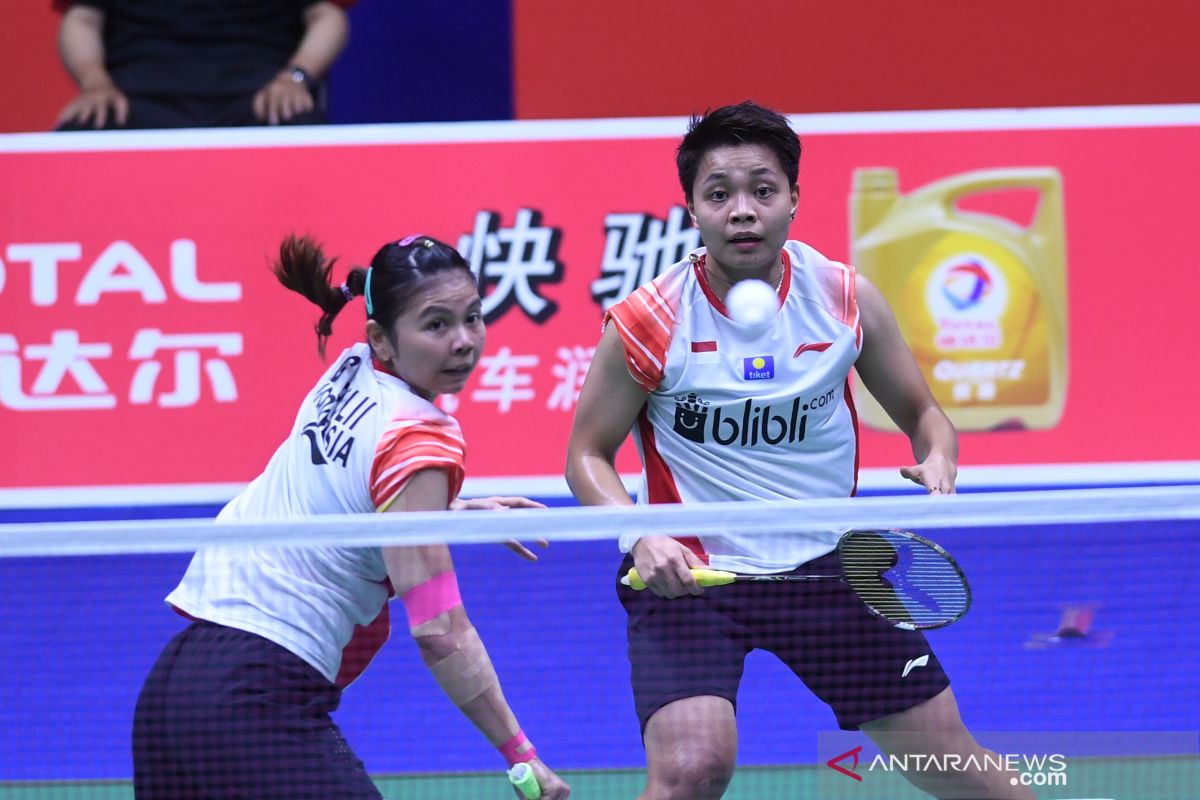 Langkah Greysia/Apriyani  terjegal Chen/Jia di semifinal Australia Open