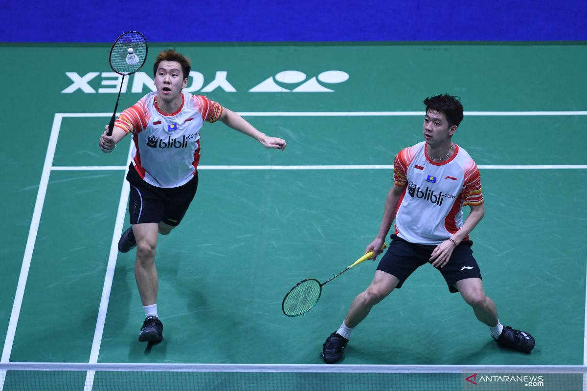 Marcus/Kevin sumbang poin pertama Indonesia