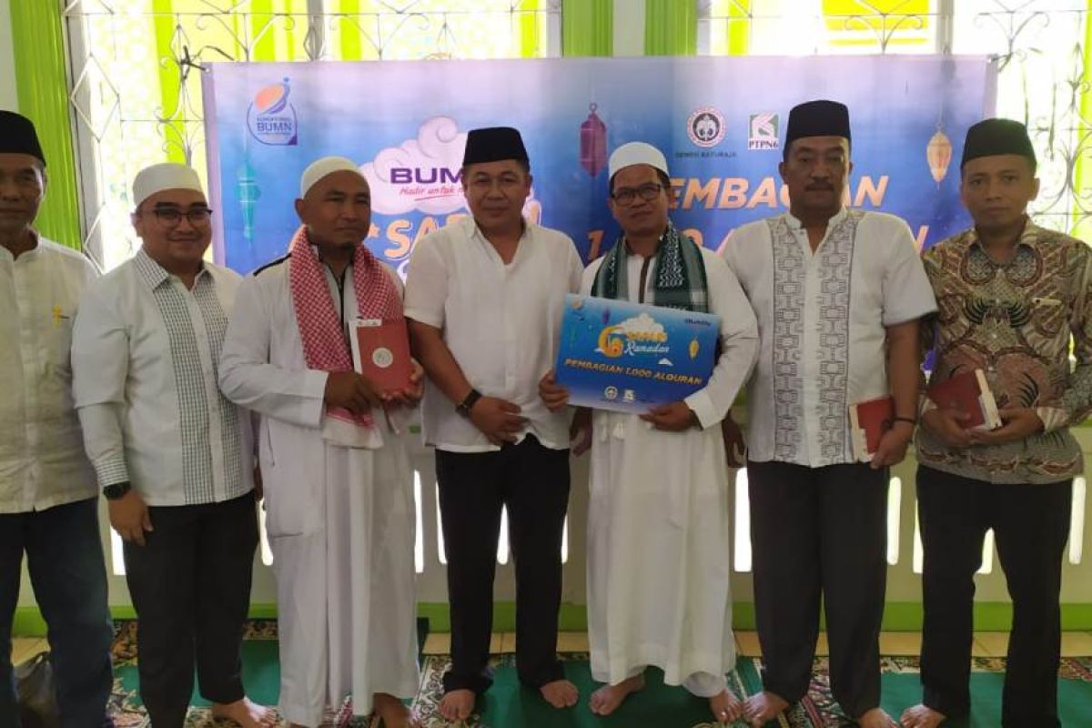 Tiga BUMN sebar bantuan seribu Alquran di Sarolangun