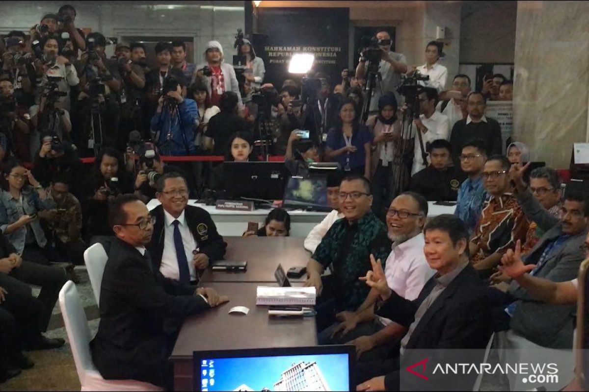 Ketua Tim Hukum BPN Bambang Widjajanto optimistis hadapi sidang MK