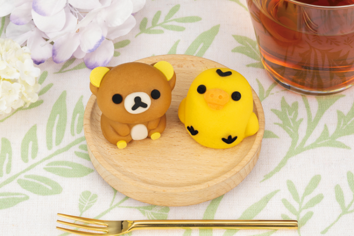 Beruang lucu Rilakkuma hadir dalam versi kue tradisional Jepang