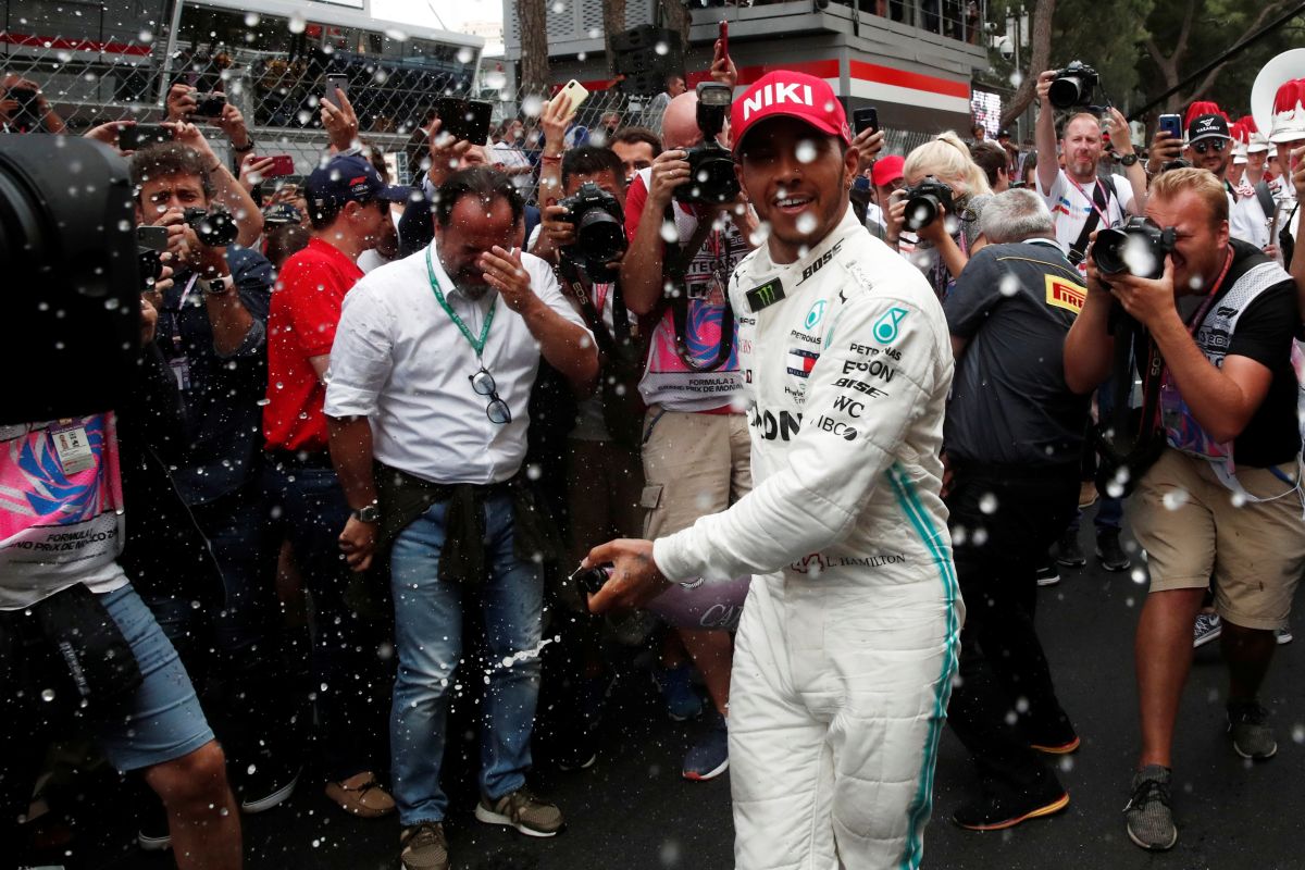 Hamilton puncaki podium GP Monaco 2019