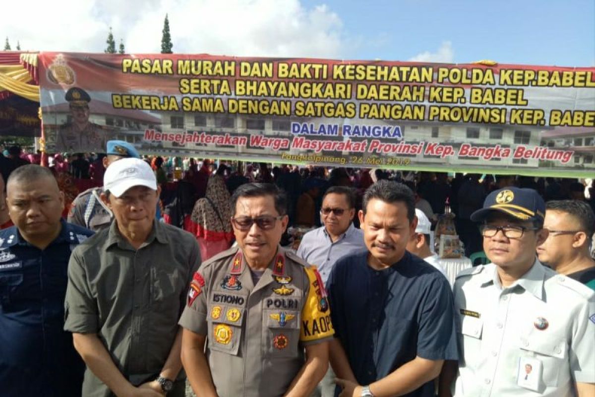 Kepala Cabang Jasa Raharja Babel hadiri pasar murah