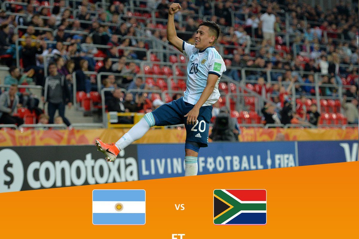 Argentina awali Piala Dunia U-20 dengan kalahkan Afrika Selatan 5-2