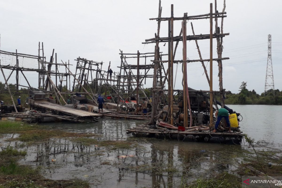 Polsek Bangka Tengah ancam penjarakan penambang timah liar