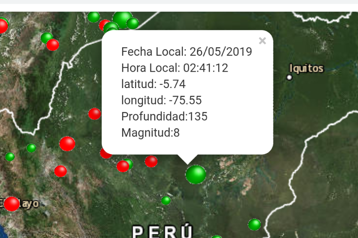 Peru diguncang gempa magnitudo 8