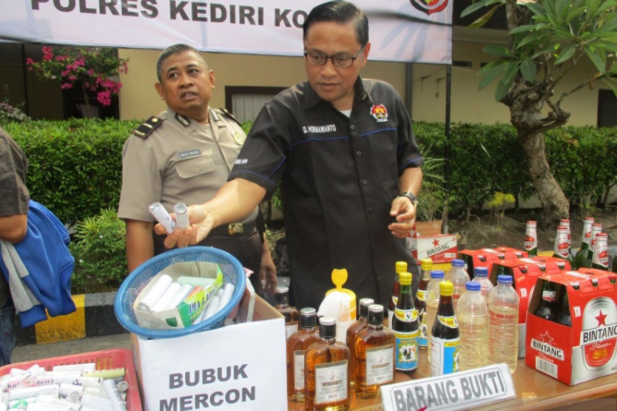 Polresta Kediri ungkap 51 kasus selama dua pekan Ramadhan