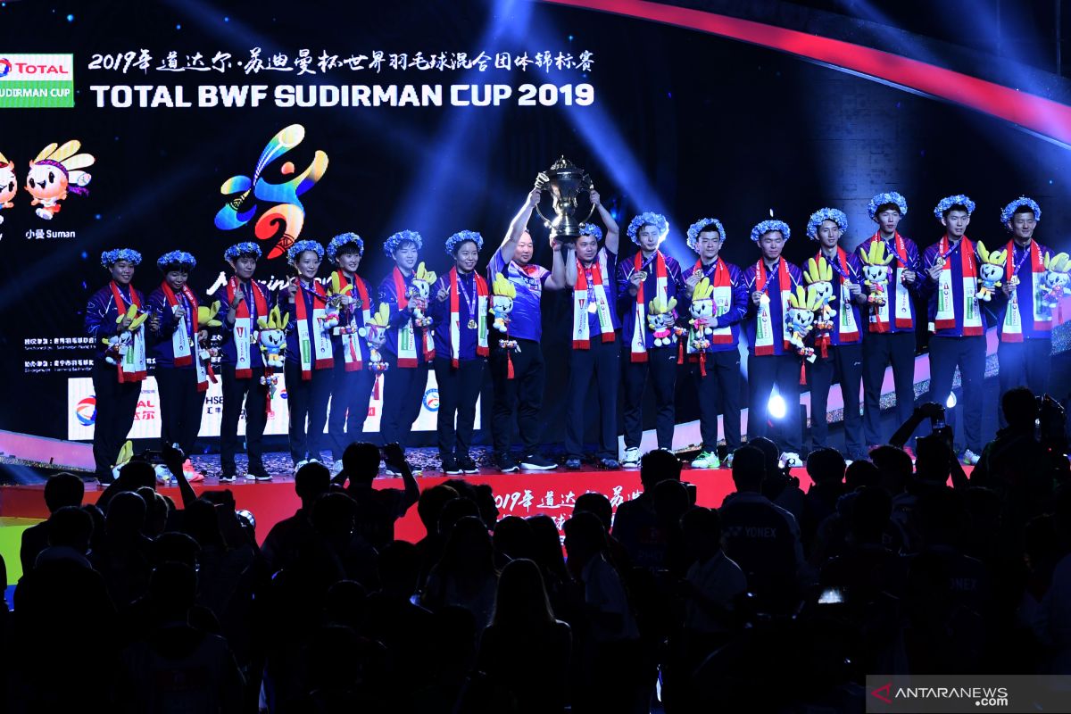 China boyong Piala Sudirman kesebelas kalinya usai kalahkan Jepang
