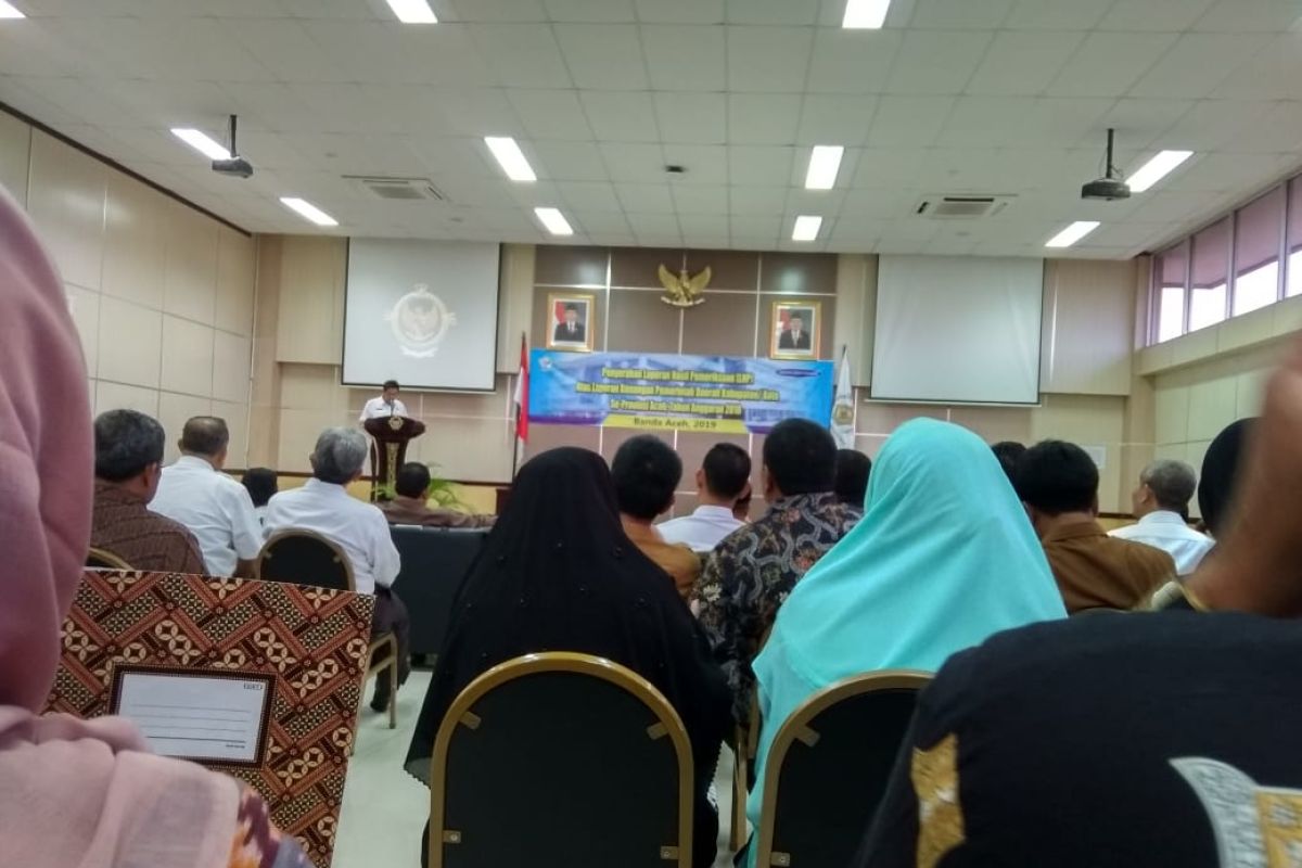 Lima kabupaten dan kota di Aceh raih WTP