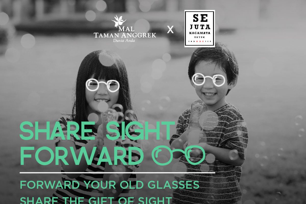 Sumbang kacamata bekas untuk berbagi pada sesama