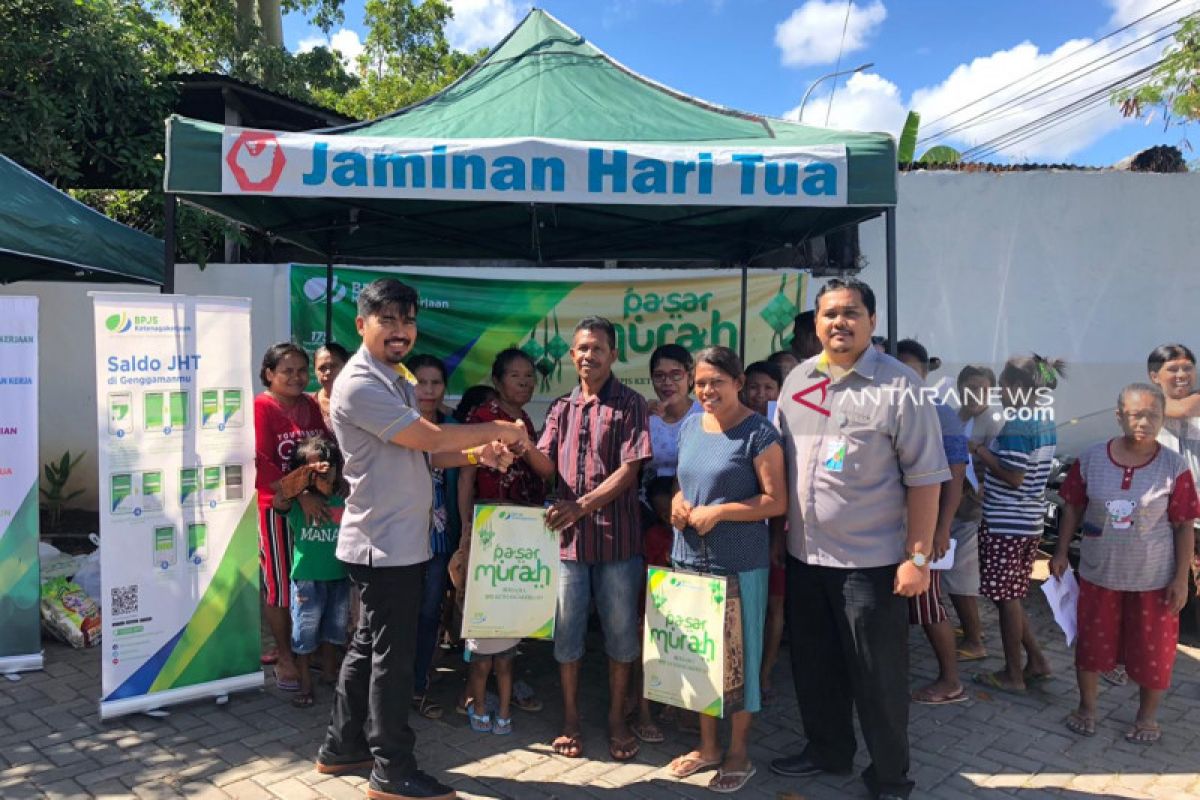 BPJS Ketenagakerjaan gelar pasar murah untuk NTT