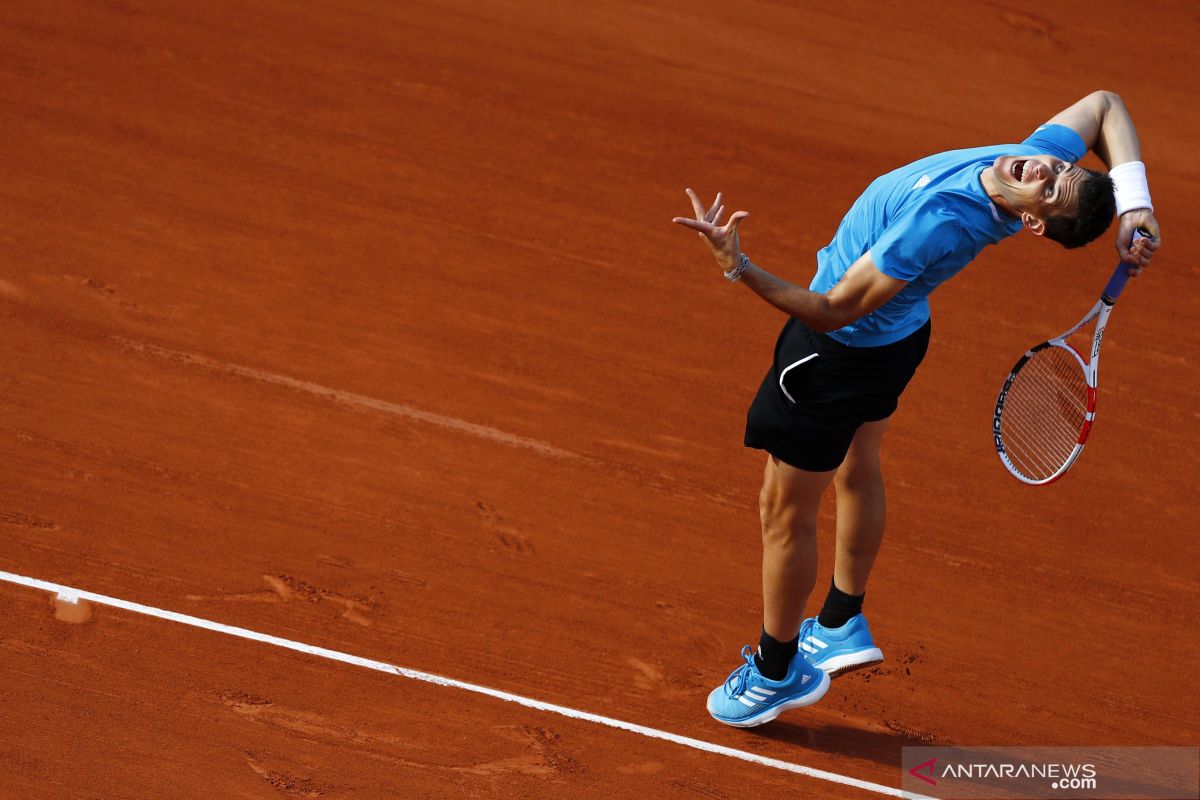 Thiem melaju ke semifinal keempat French Open