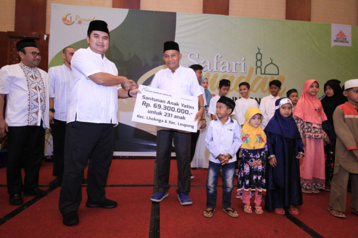 Semen Indonesia Group santuni anak yatim di  Aceh