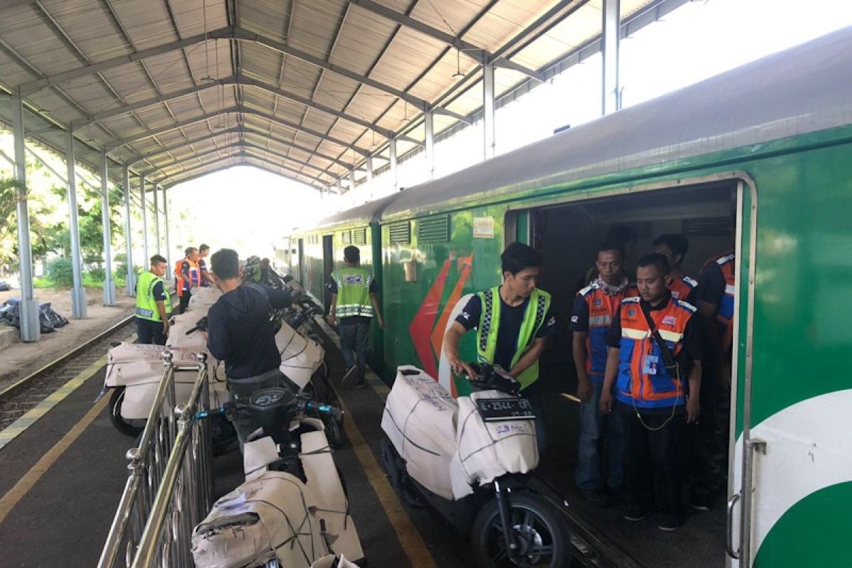 Kuota angkutan motor gratis di KAI Daop 6 Yogyakarta ditambah