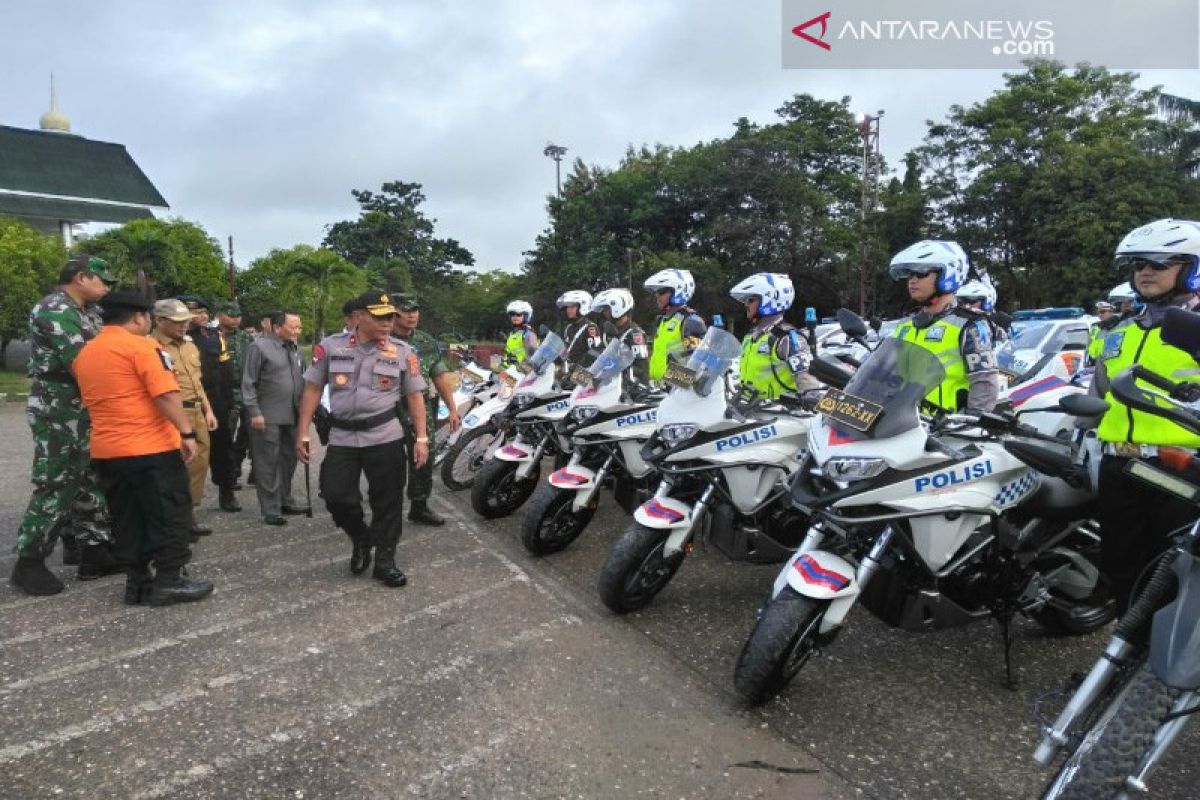 Polda Sultra gelar apel gabungan Operasi Ketupat Anoa 2019